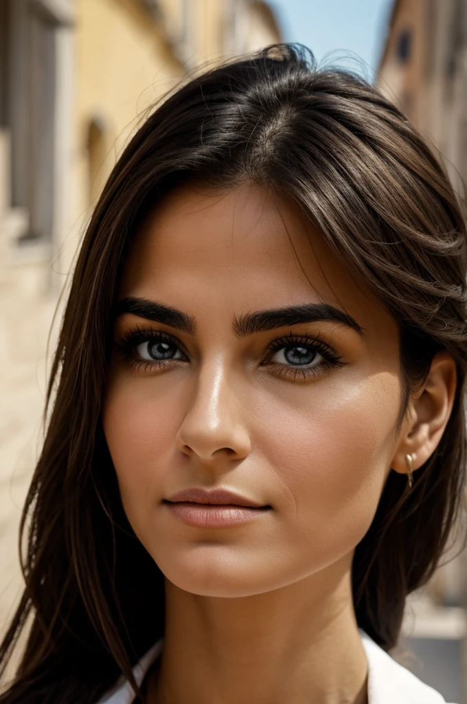 Italian woman face 