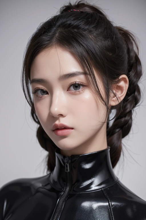 (Raw photo:1.2)、Highest quality、Beautiful detailed girl、Tight Water Suit、Latex Sweatsuit, Laughter、Twin tails、Highly detailed eyes and face、Beautiful and fine details、Large file size、High resolution、High resolution、8k wallpaper details、Highly detailed Ticker uniform 8K wallpaper、Light on the face、Cinema Lighting、16-year-old girl、Sexy pose、(Photorealism:1.4)、Awareness-raising、Surrealism、 From below、Super Detail、masterpiece