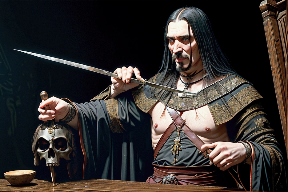 His preferred method of punishment was impalement, a gruesome technique that involved inserting a wooden stake through the victim's body. Historical image. Vlad the Impaler history