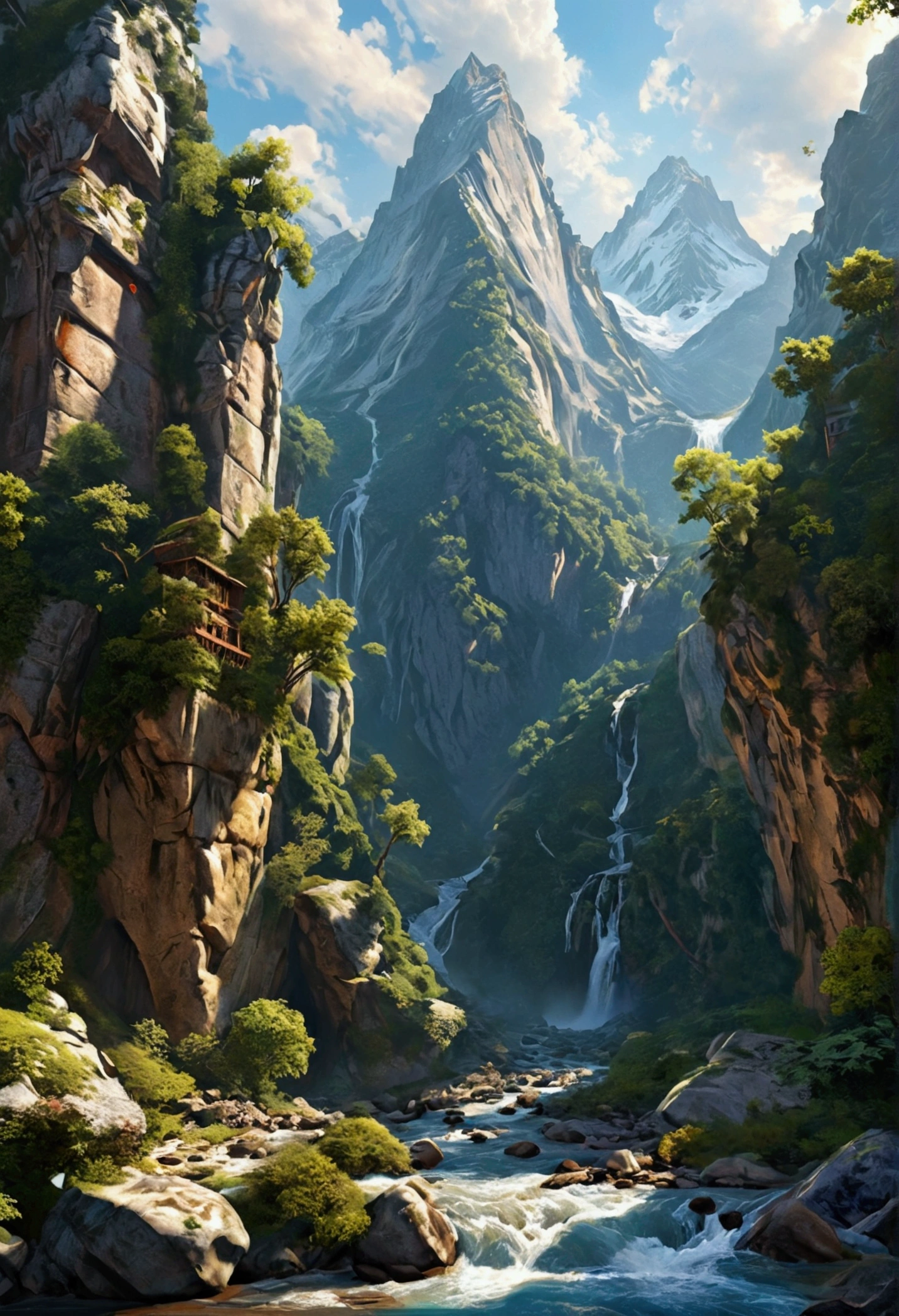 Long time ago, in a time when mountains reached to the sky and rivers whispered ancient secrets, stood the mountain of Integrity