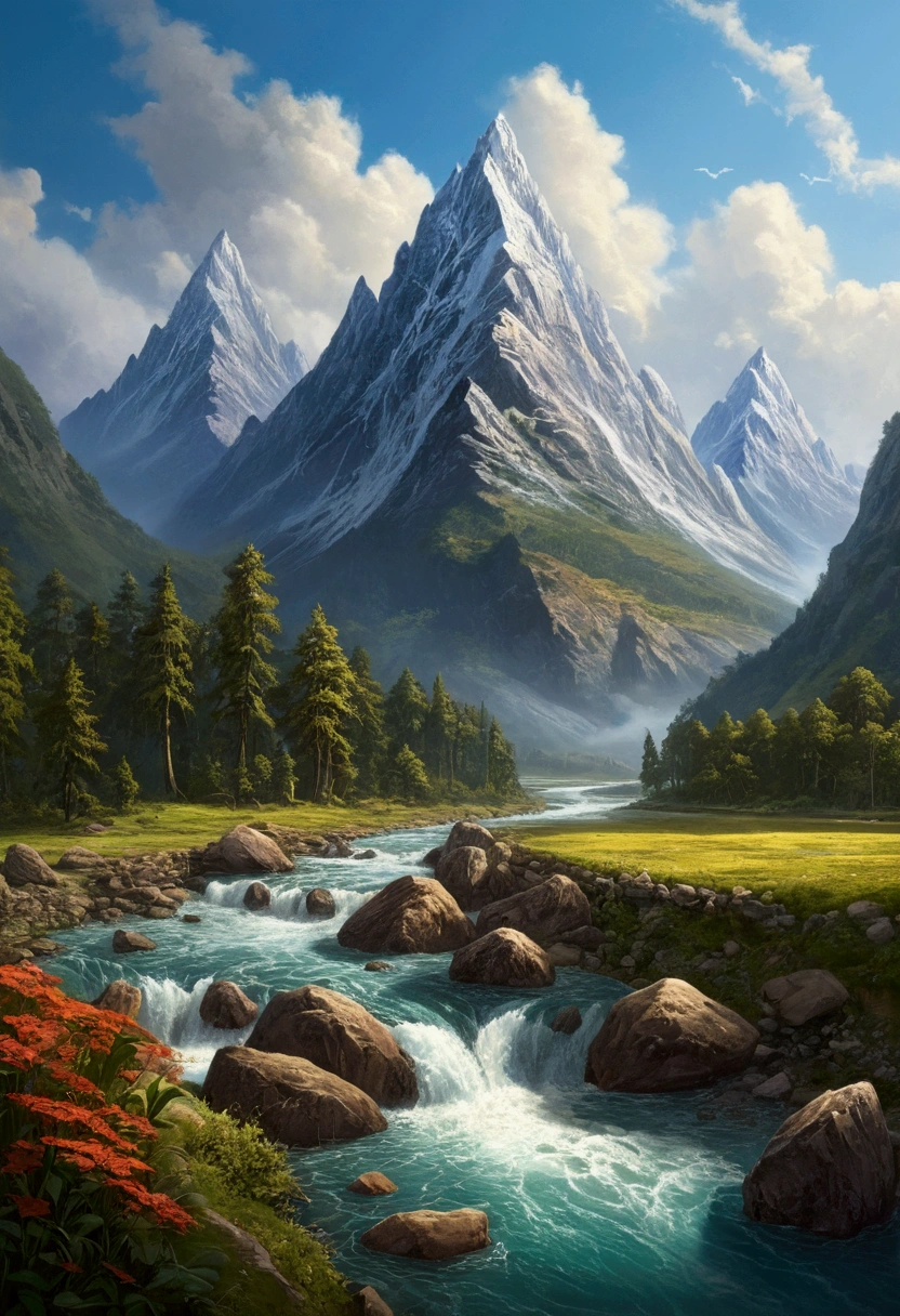 Long time ago, in a time when mountains reached to the sky and rivers whispered ancient secrets, stood the mountain of Integrity