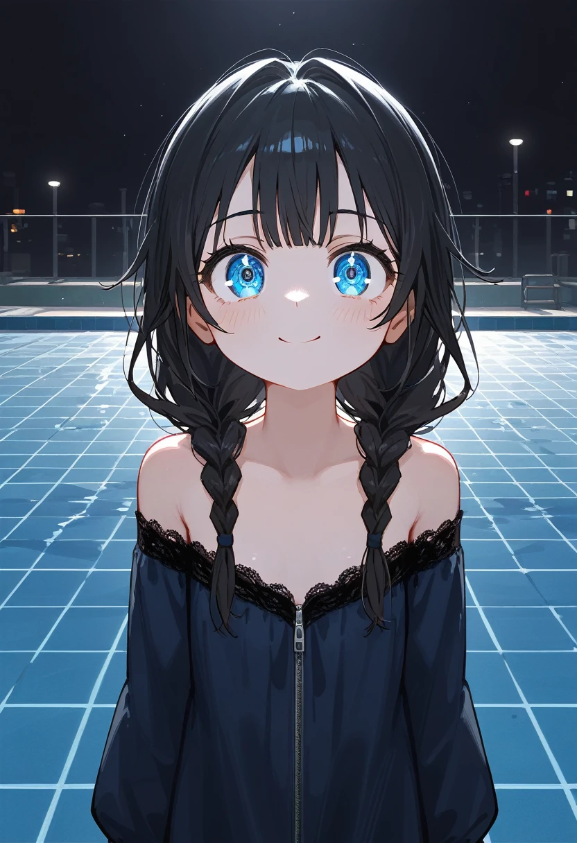1 Female\(prince,cute,cute,20-year-old,Long braids,Black Hair,Eye color: Ocean blue,、Neon color、Big eyes,Dynamic pose,,Loose-lipped,Wearing a beautiful lace dress,Poolside、panic、smile、Bitter smile、Confused,(Grab her throat),avert your eyes,look up\), BREAK ,background\(city,coastal\), BREAK ,quality\(8K,Highly detailed CG unit wallpaper, masterpiece,High resolution,top-quality,top-quality real texture skin,surreal,Increase the resolution,RAW Photos,highest quality,Very detailed,wallpaper,Cinema Lighting,Ray-tracing,Golden Ratio\),[Browsing Caution]