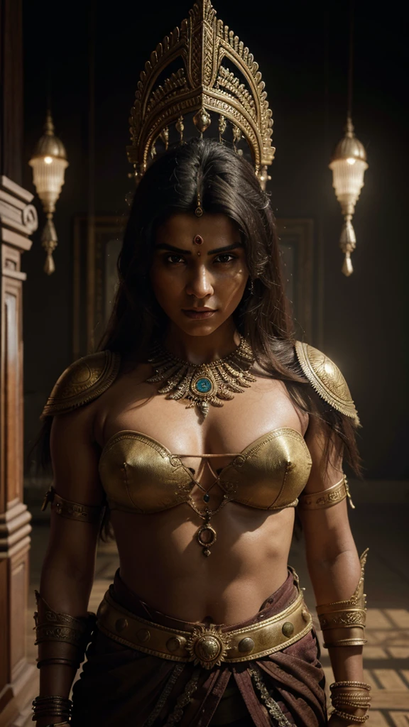 Generate a realistic image of kurukshetra war in Mahabharatam, perfect composition, beautiful detailed intricate insanely detailed octane render trending on artstation, 8 k artistic photography, photorealistic concept art, soft natural volumetric cinematic perfect light, chiaroscuro, award - winning photograph, masterpiece, oil on canvas, raphael, caravaggio, greg rutkowski, beeple, beksinski, giger