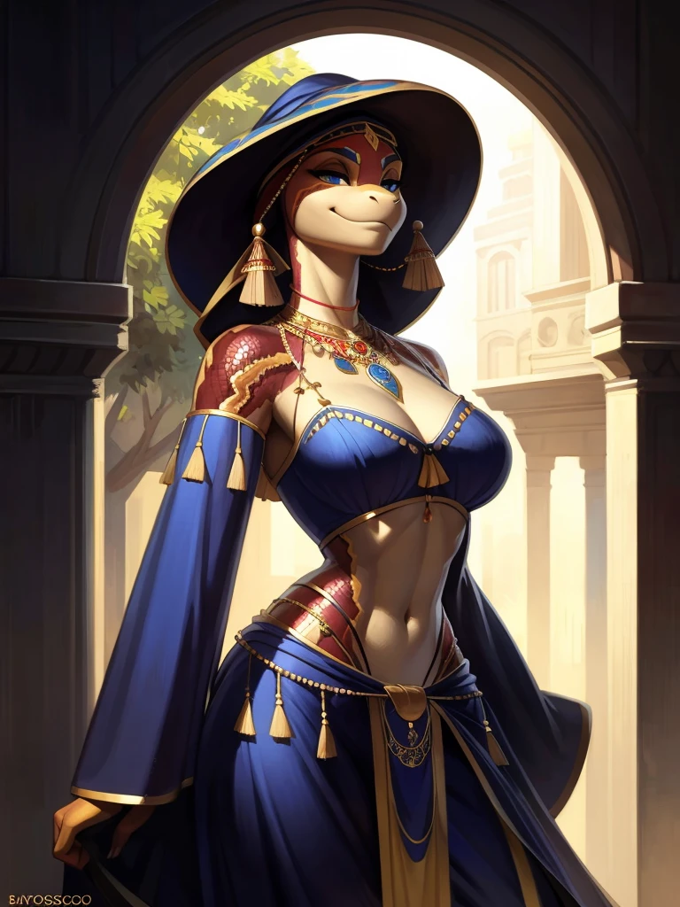 uploaded to e621, от Pixelsketcher, from Bayard Wu, Thomas Benjamin Kennington , from Einhelm, One second, ((face portrait)), BREAK, shake sense, cute look, (detailed lighting of Bonifasco), (detailed Scales), (Detailed skin), (snake), BREAK, ((snake sense)), ((SFV)), ((long thick multi-colored tail)), (Gypsy clothing:1.5), smug smile, half-closed eyes , small waist, wide hips, slim, Perfect body, &quot;don&#39;t worry&quot; style, Sleepy view, (Cinematic lighting), ((detailed information)), (half body shadow), [backlight], [twilight ray], [detailed ambient light], [Gray natural light], [ambient light], (Higher Wildlife Detail), [sharp focus], (questionable content), (shaded), ((masterpiece), sense, medium furry snake, snake face, furry Fantasy art, furry art, high resolution commission, second art, art, Sakimichan is beautiful, masterpiece,  Best quality, Detailed Image, bright colors, detailed face, perfect lighting, perfect shadows, Perfect eyes, girl focus, snake eyes, flawless face,  Very long neck, focus on the face, ((long thick multi-colored tail)) snake, snake girl, snake nose, big long muzzle, 1 girl, One, (masterpiece), (Best quality), (illustration), (Cinematic lighting), long hair, balanced coloring, global illumination, ray tracing, good lighting, Scales, second, split, SFV, full length