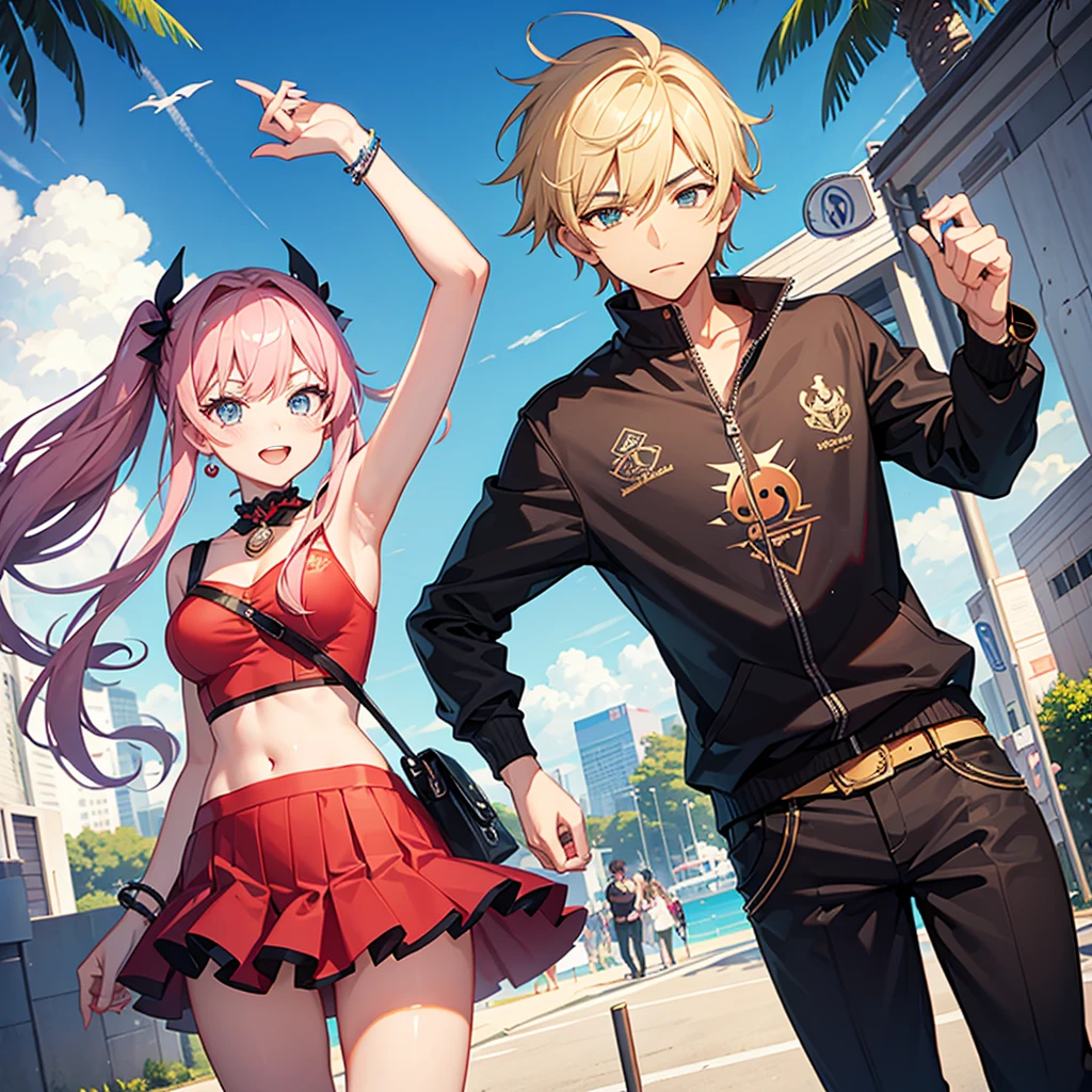 2D Handsome Boy and Beautiful Girl Duo VTuber More Cool