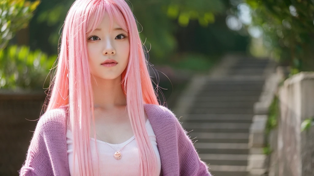 Pink Hair、goddess