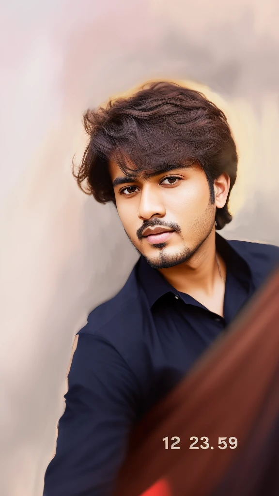 there is a man with a tie and a shirt on, portait photo profile picture, edited in photoshop, in a oil painting style, color photograph portrait 4k, digital art but photo, handsome face, [ digital art ]!!, inspired by Bikash Bhattacharjee, made with photoshop, realistic portrait photo, high quality portrait, good looking face