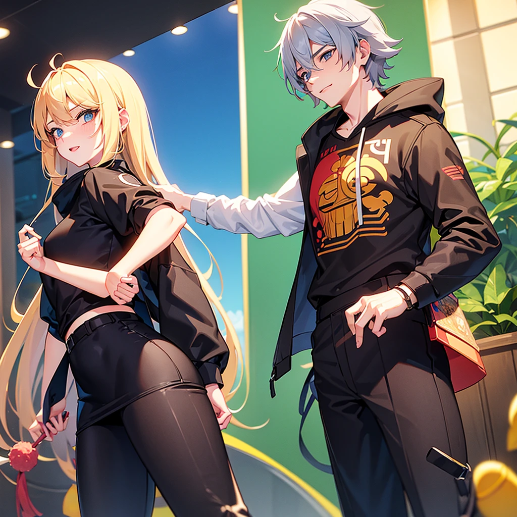 2D handsome guy and beautiful girl duo VTuber More cool