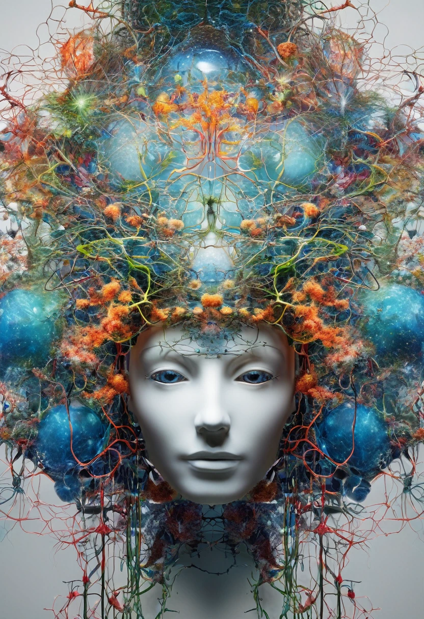 "Synaptic Harmony" is a collection that explores the interconnection between nature and technology, Inspired by the synapse of the human brain. The collection seeks to convey how these two worlds, apparently opposite, They can coexist and complement each other, creating a unique visual and aesthetic harmony.