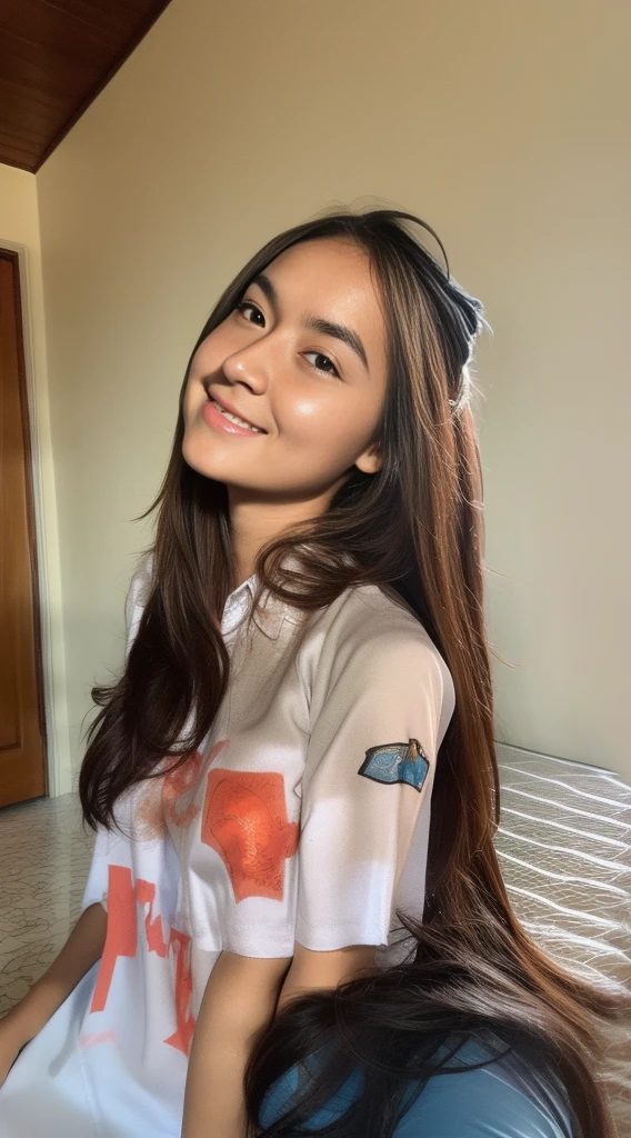 1girl, (uniform_doodle), standing, outdoors, detailed face, detailed eyes, huge breasts, shiny skin, indonesian face, looking at the audience,(8k, RAW photo, best quality, masterpiece: 1.2), (realistic, realistic: 1.37), ultra-high resolution