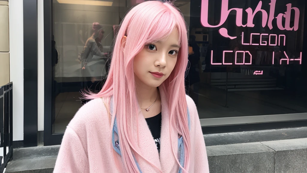 Pink Hair、Lady