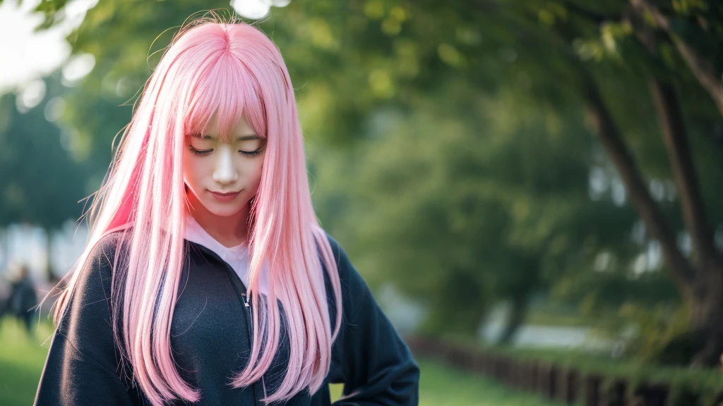 Pink Hair、Lady