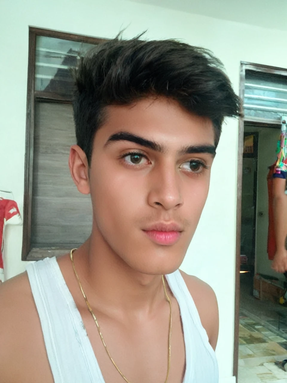 Sigma boy with realistic shirt and shades on face