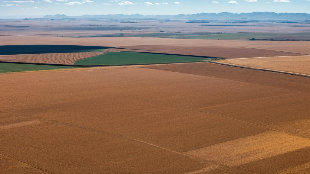 Flat landscape