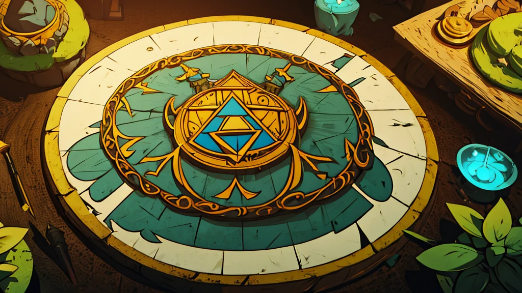 Create a LINK image from The Legend Of Zelda holding the hyrule shield and using the master sword