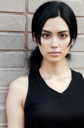 ponytail,tall,Black Hair,The face is in place,Young delinquent