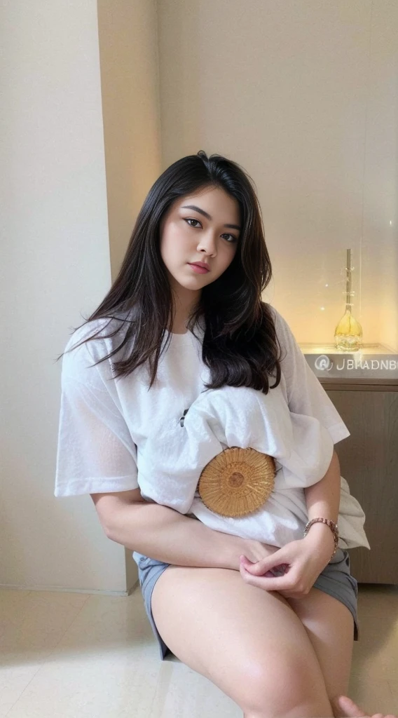 photorealistic, ultra high resolution,1women, solo, wide hips, realistic face, (detailed face), looking at the camera , sexy pose , black hair, (closeup), wide angle, long hair, (busty), clean armpits , six pack belly, large breasts, full body angle, 19 years old woman , thick muscle thighs , thick muscular arms , standing, wearing thin swimsuits, wearing white sneakers, asian goddess, straight hairstyle, muscular belly, muscular thighs, thick wide hips, muscular arms, curvy, massive arm, full body, tall body, masterpiece