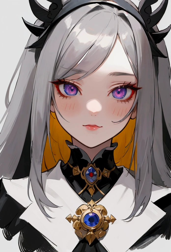 masterpiece, best quality, 1 Girl, Faust, Ahegaio, portrait, Face,
