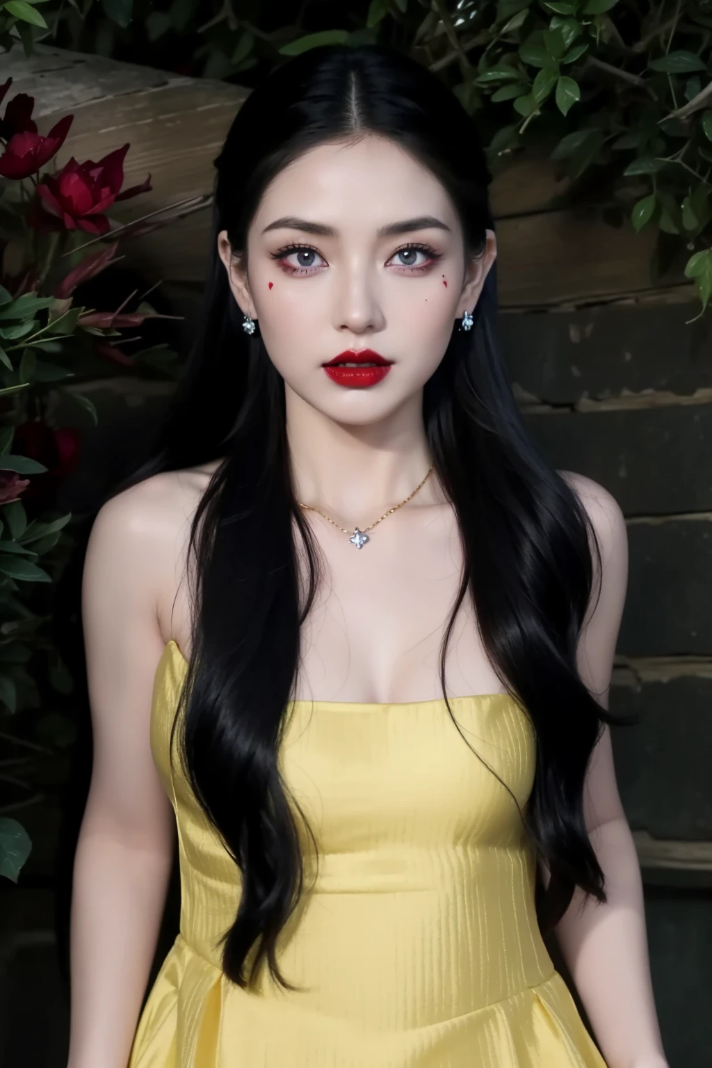Detailed image quality,Witch Pandora,wing, Succubus Theme,堕落Angel,Excellent,scary,Secret Terror,Tentacles,With eyes,Uncanny Valley Effect,Beast Blood Moon,skeleton,vampire,Hellfire,Dark Queen,Angel,magician magic witch,16岁Angel,Eyes are blue(Pupils as deep as the starry sky),Gorgeous tattoo designs all over the body,Surreal photos(8K picture quality,Rich in details),Dark eyeshadow,Sexy thick lips(Red lipstick),Tattoo designs on body,Dark Queen,Wear luxurious gold jewelry,Sparkling diamond gemstone,breasts symmetrical,Shining armor