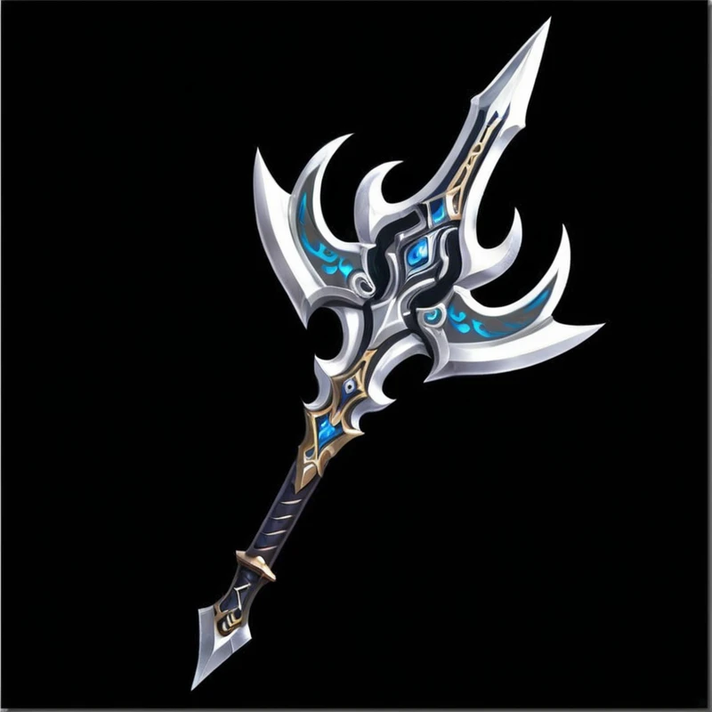 画的是一把长刃sword, Sword weapons, The style of the Ghost Slayer Blade, Hammer Weapon, Weapon concept art, Intricate Fantasy Spear, sword, Leviathan Axe, World of Warcraft Blizzard Weapon Art, polearm sword, Fantasy RPG Weapon Art, Tomahawk, Weapon Concept Art, Fantasy weapons, epic Fantasy weapons art