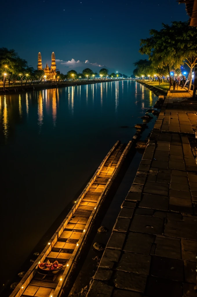 Ayutthaya at night