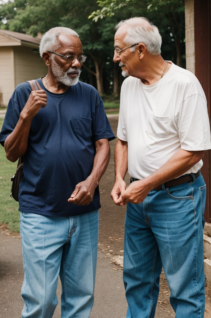 Me helping an old man find his lost budget