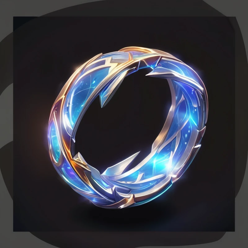Close-up of a round object,Light shines through it, Fantasy Game Ring, Ring Icon