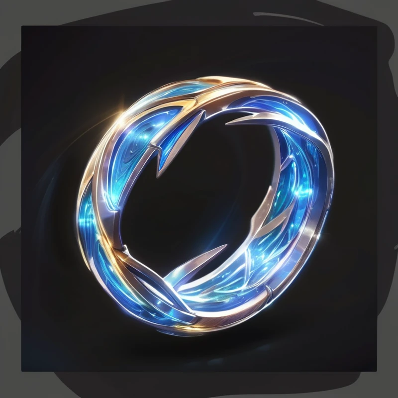 Close-up of a round object,Light shines through it, Fantasy Game Ring, Ring Icon