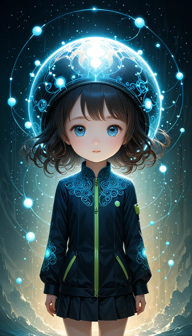 Internet technology girl drawn by Liu Ye and Agostino Arrivabene,