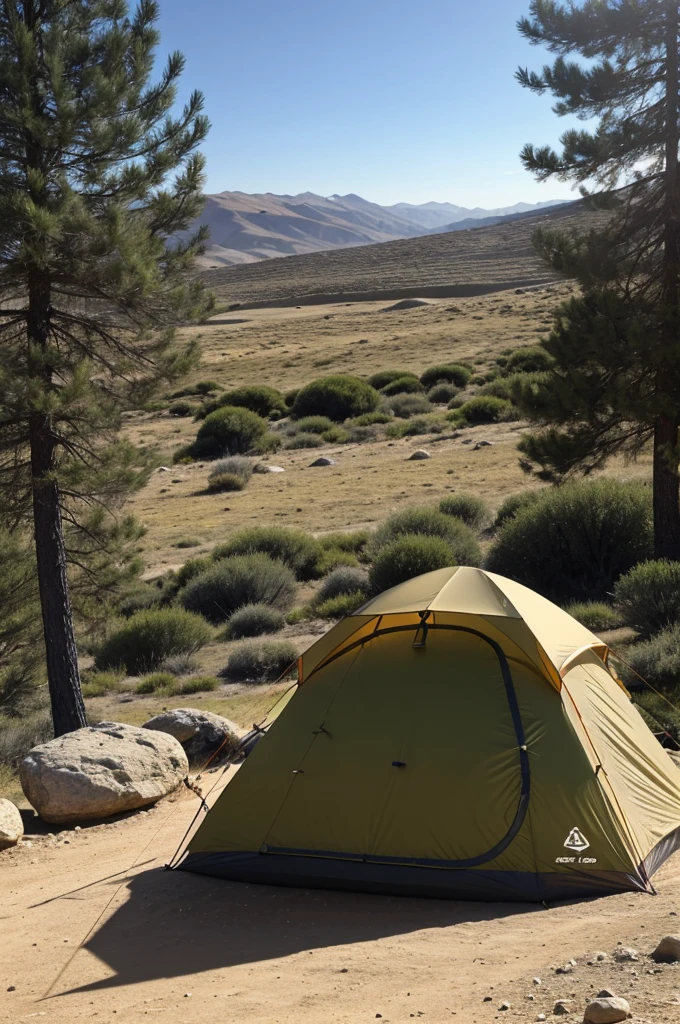 Camping tent in expacion, ancient hebrew style, work to reinforce extend your ropes and reinforce your stakes