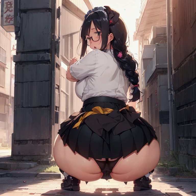 Anime girl wearing a skirt and high heels standing on a skateboard, (Close your legs),(Put your arms on your hips),Anime girl crouching, Beautiful anime girl crouching, a 超Realisticな , Gwaiz, chic, 超Realisticな , , Gwaiz masterpiece, Enchanting anime girl, Lit from behind, artwork in the style of Gwaiz,Anime girl with long hair and skirt standing in front of a wall, Lit from behind, Bend your body, chic, , Beautiful anime girl crouching, (SFW) Safe at Work, [ 4k digital art ]!!, shikamimi, Thick tail, Anime girl in maid outfit, Butt, lower angle,Anime girl with long hair and skirt standing in front of a wall, Lit from behind, Bend your body, chic, , Beautiful anime girl crouching, (SFW) Safe at Work, [ 4k digital art ]!!, shikamimi, Thick tail, Anime girl in maid outfit, Butt, lower angle,Anime girl with glasses and a skirt standing in front of a mirror, (SFW) Safe at Work, Kantai Collection Style, tits, , a hyperRealistic , Lit from behind, hyperRealistic , Realistic , chic, Anime Maid SS Military, Naughty anime style, Anime Moe Art Style,Anime girl standing on the street in a short skirt and black shirt, (Poop sitting), chic, Anime Moe Art Style, Half Yamada, Realistic Anime 3D Style, （Ahegao）,Smooth anime CG art, 超Realisticな , Gwaiz, Young Anime Girl, Anime Style 4k, Naughty anime style, Beautiful anime girl crouching,(masterpiece), (One serious civil service commissioner: 1.3), (Super thick and plump body: 1.3), (巨大な胸とButt)), (Small Head: 1.2), (Very small uniform)), (Shiny skin: 1.2), (A speech while crouching in the stands in the schoolyard in the morning)), {fat},1boy, penis, doggystyle, from behind, spreadassms, chubby body, fat body, short,ultra detailed, masterpiece, best quality, blush, a woman, rolling eyes, open mouth, school girl, wearing , wearing glasses, classroom, sunset, light particles, hdr, brown grey hair, midium wavy hair, shiny hair, bang, single braid, clear grey eyes, Smiling Kiss, Tongue Out, アニメ ,orgasm face, sexual climax, bitch, back shot, back view, low angle, from below, back view, arched back, looking back, all fours, chubby body, BIG ASS , saliva, BBW, slender waist, anal, seiza, hands on head,white eyes, Hand Drawn, Showing Ass, Bobcut, Knee socks, (Super thick and plump body: 1.3), Butt sticking out, Close your legs, seiza, spread legs, (pleated skirt), Stretch your arms back, long pleated skirt, (Buttがみえない), Buttが隠れる, Arms folded behind back, Super big butt, Awesome numbness , Plump , (Chubby), Butt sticking out,