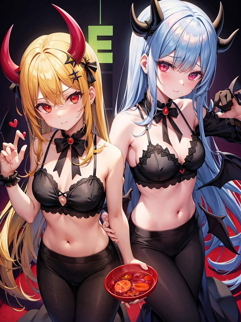 (grim aloe), Devil horns, Devil&#39;s Wings, Devil&#39;s Tail, Black Dress, Dynamic pose, Grin, chest, Contrasting, Hands on hips, (masterpiece), (Highest quality), (Super detailed), (figure), (Very delicate and beautiful), Game CG, Beautiful Eyes, Heart shaped eyes, Dynamic Angle, intense angle,Standing on the ell, (Wicked Smile:1.1), ,,Dark shadowed face,Sadistic smile,Malice,Contempt,smile,latex,Bad face,,,two hands,two legs,five fingers,evil background,elbow gloves,latex, Wicked Smile, devilish aura (Shiny fabric:1.5),Dark world background,独奏,