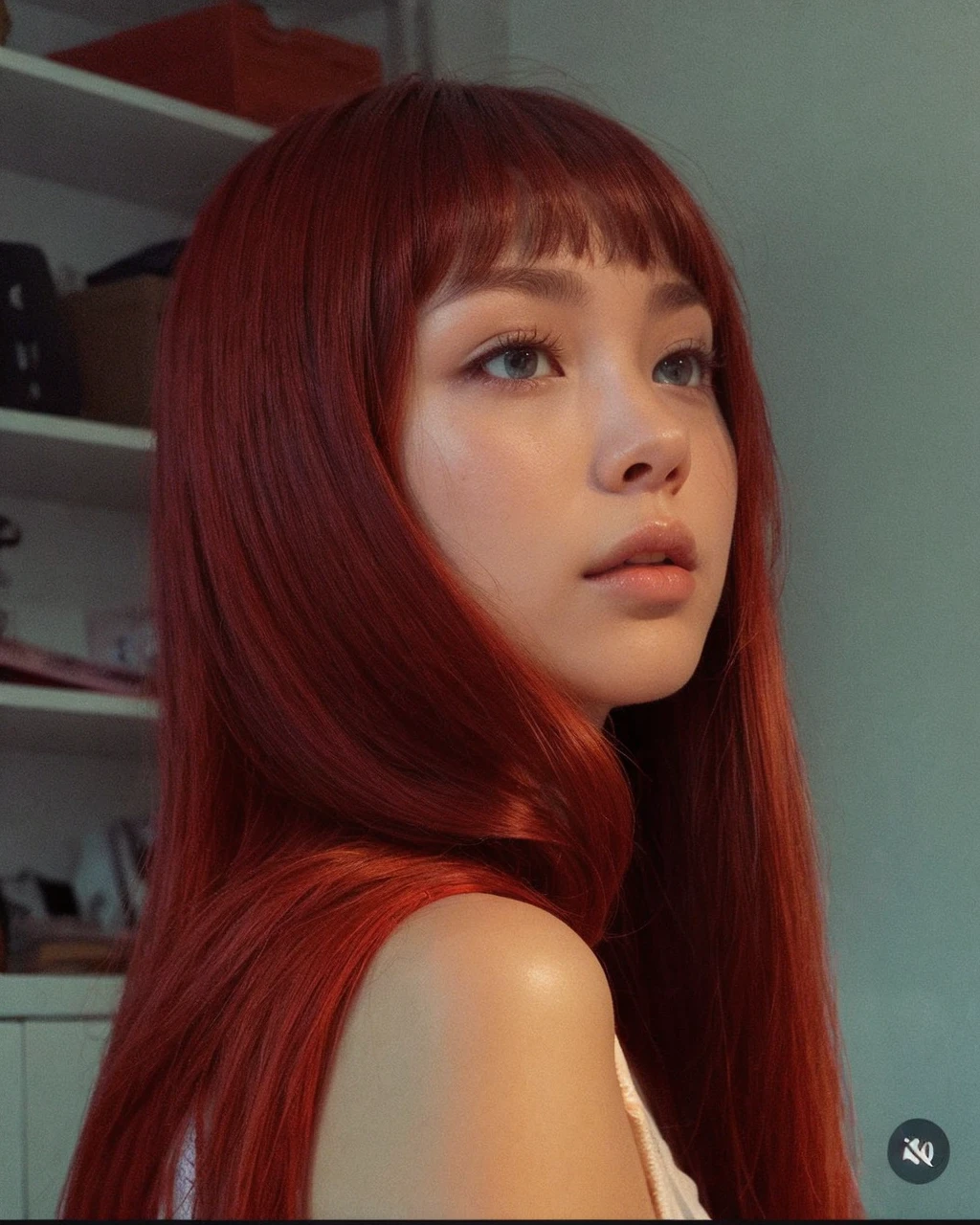 russet hair