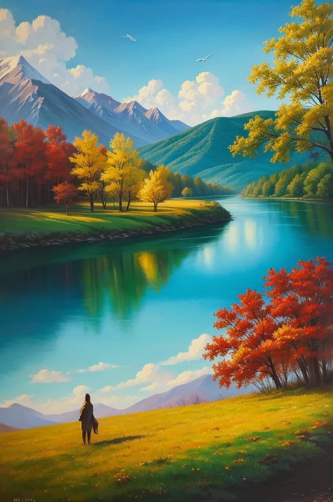 A painting that lets you feel all four seasons