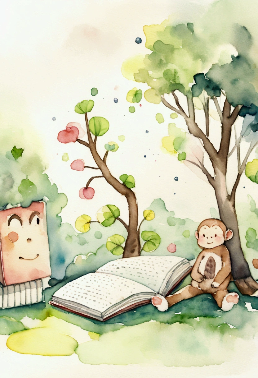 monkey(monkey) Picture books Watercolor