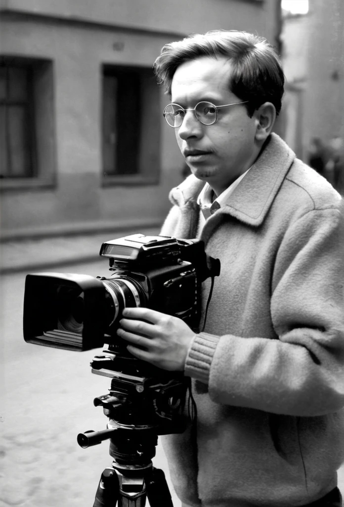 Lev Tolctoy going on camera