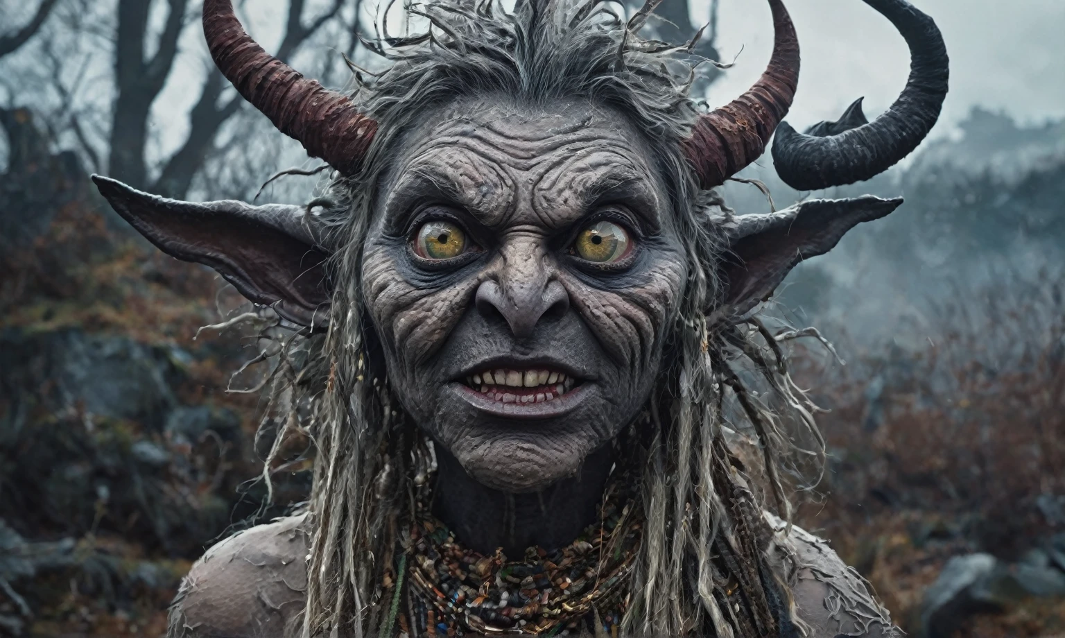 full-body-shot , who can't fly,Cinematic, Technicolor,natural skin textures, hyper realisitc, hyper detailed,Extremely detailed,High contrast,Realistic,Chalsedoon Moana,national dress, back view,full body length,evil ghost,Krampus,pretty face,intricate details,realistic humid skin,extremely intricate details,anatomically correct, eyes extremely detailed, high detailed eyes,High contrast,Ultra HD,Retina,HDR,photo,photorealism,Masterpiece, natural skin textures, hyper realism,hyper detailed,High contrast,(HDR:1.4),Realism,Ultra Detailed,irina yermolova, close full body shot,16K resolution,RAW, Nikon Z9,Paul Zizka,full body length,folk goblin,native irish,pretty face,eyebrow up,full body shot,ominous landscape,niobium gray atmosphere,by art Simon Stalenhag,Nicola Samori,(((Wangechi Mutu))),prime colors,urban,extremely detailed,masterpiece,intricate details,faded,eyes extremely detailed, high detailed eyes,4k resolution,islands levitating above ground, Nikon Z9,scary village,Stone Forest ,Mestichino,Light particles,marble leather ,ink photography