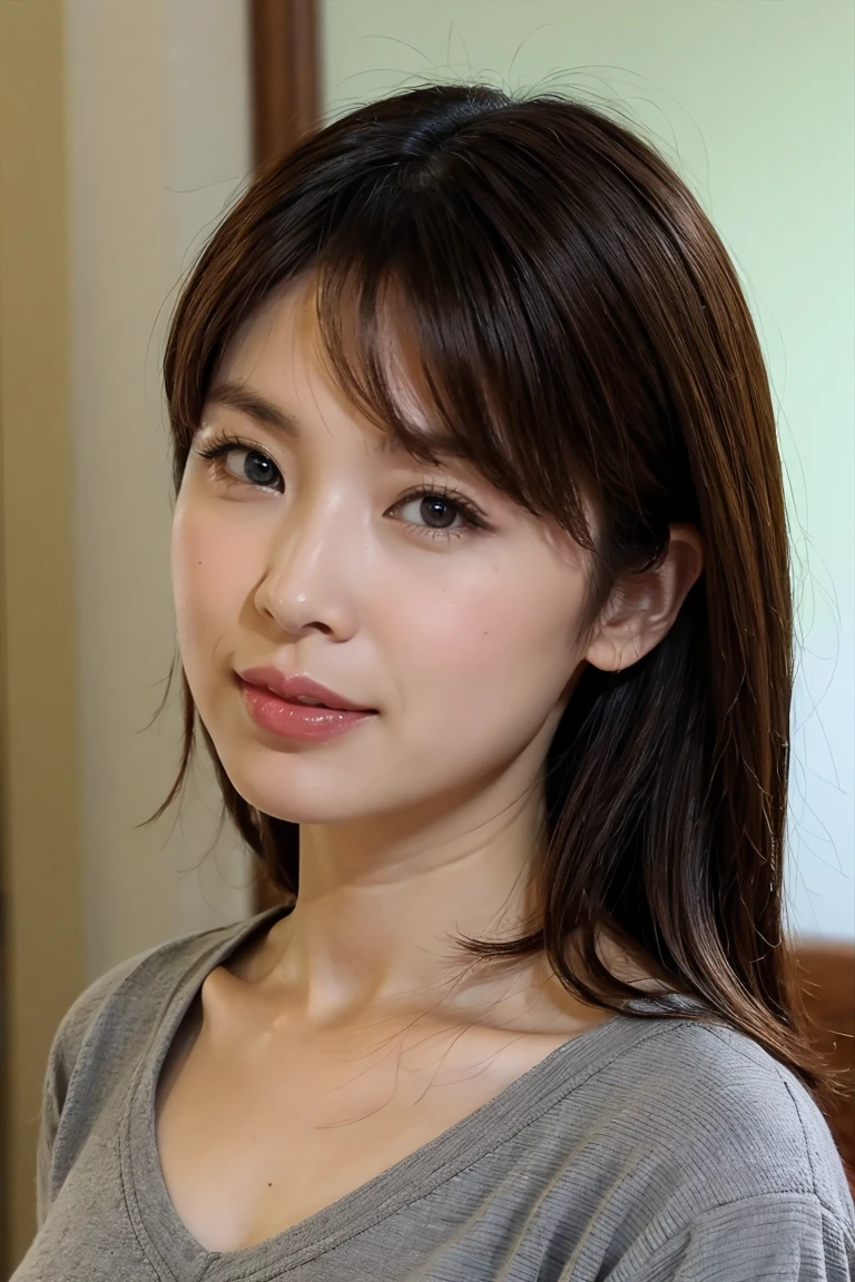 Medium Size Display, Medium Shot, Written boundary depth, bust, Upper Body, Movie angle, masterpiece, Highest quality, Very detailed, CG, 8k wallpaper, Beautiful Face, Delicate eyes, Otome, alone, smile, bangs,