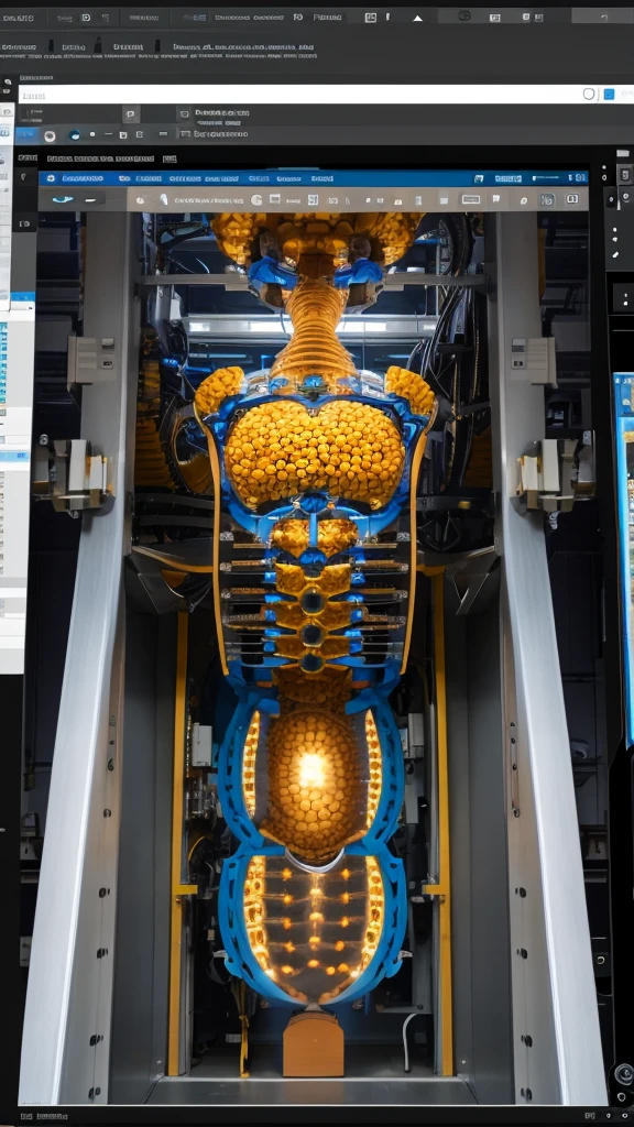 Create a AI image of a protein 