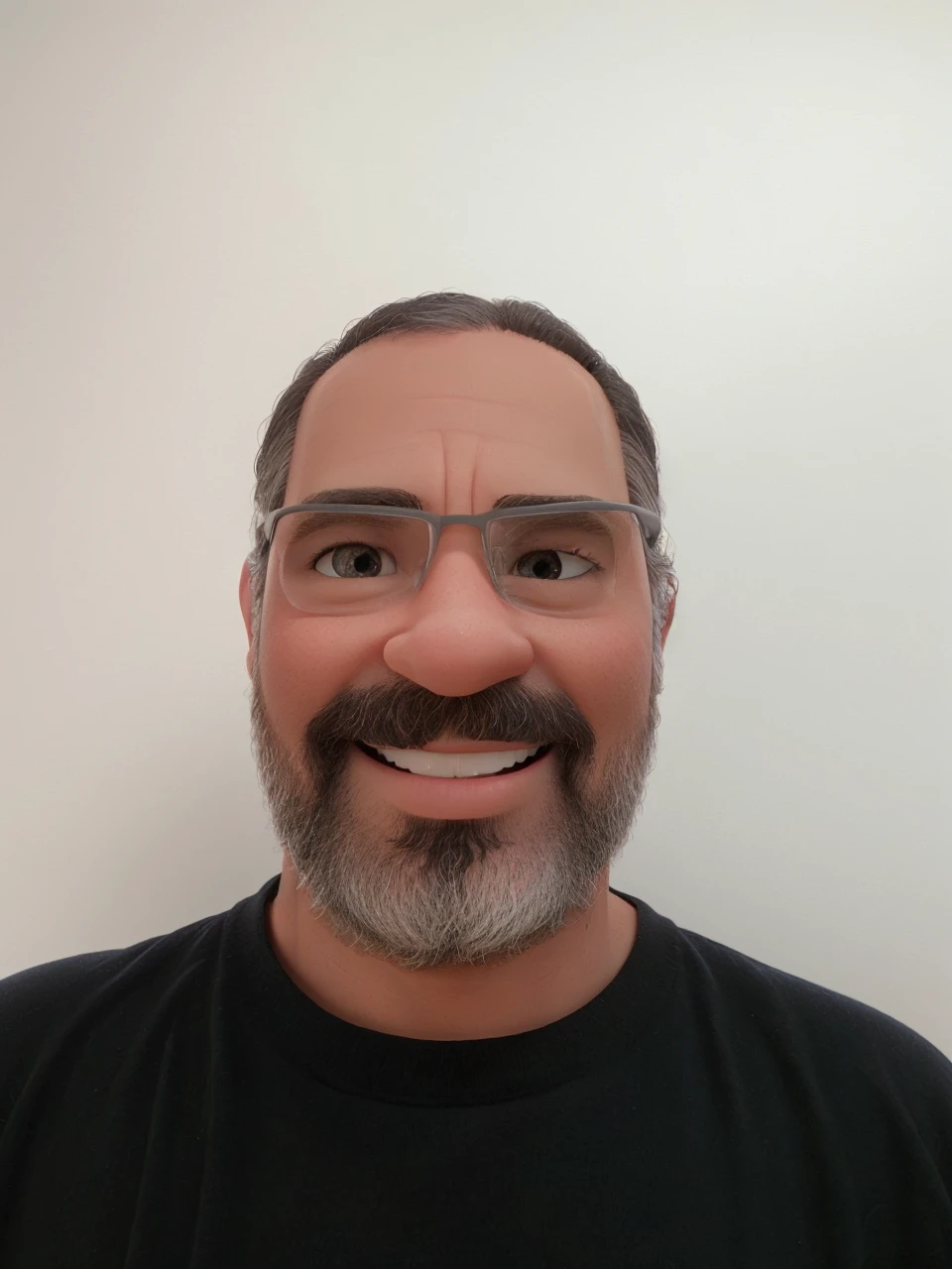 Create image from photo in Disney Pixar cartoon.
Reduce the size of your nose a little.
