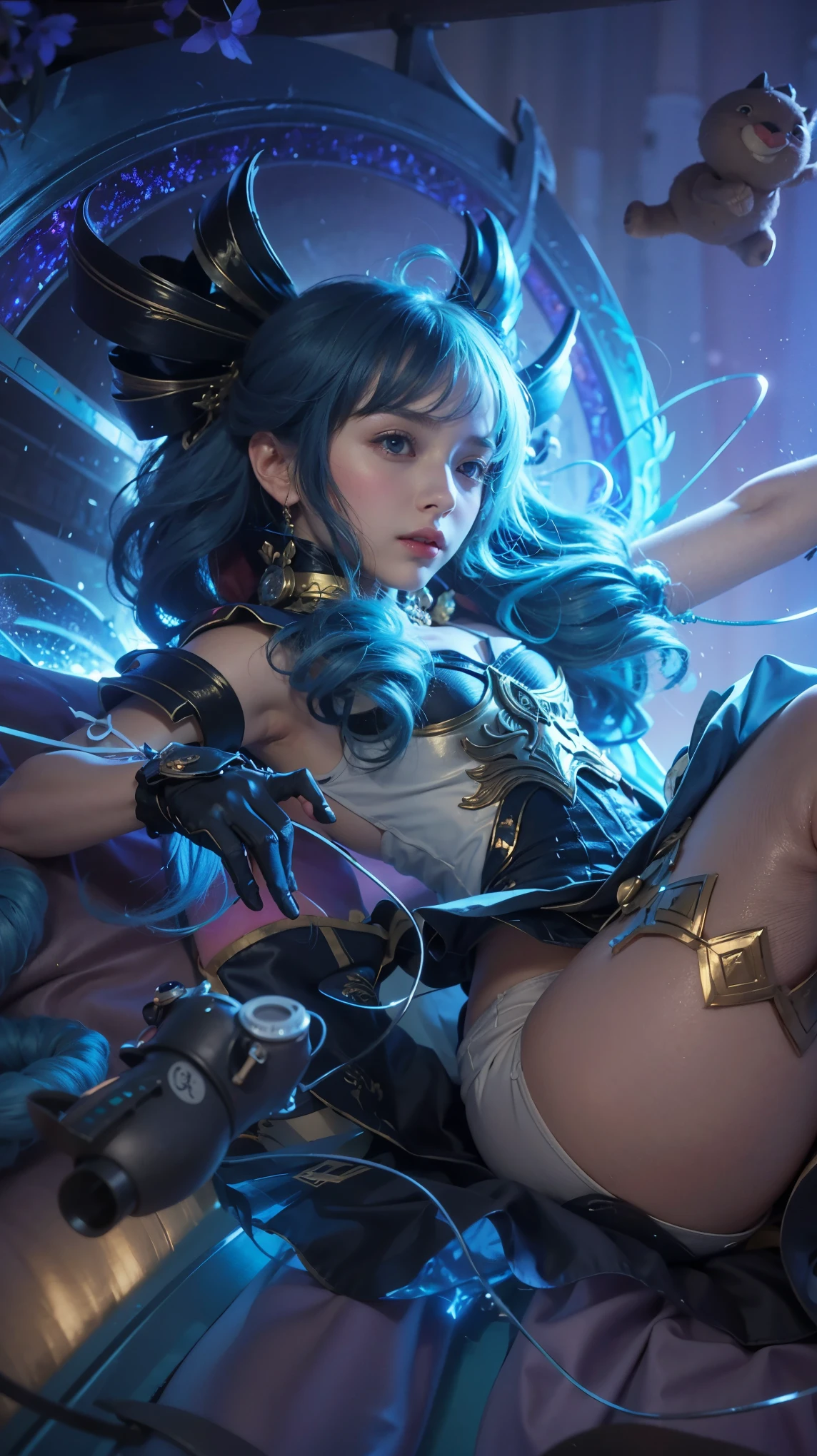 a close up of a girl or woman, detailed hair , big booobs , shadowbringers cinematic, 4 k detail fantasy, a beautiful fantasy empress, game cg, xianxia fantasy, xianxia hero, 2. 5 d cgi anime fantasy artwork, cinematic goddess close shot, ruan jia and artgerm, wow 4 k detail fantasy, hyper-detailed fantasy character, high definition, hyper- detailed,perfect, fantastic, detailed facial and body skin texture, detail vagina (pussy), detail eyes, detailed everything.