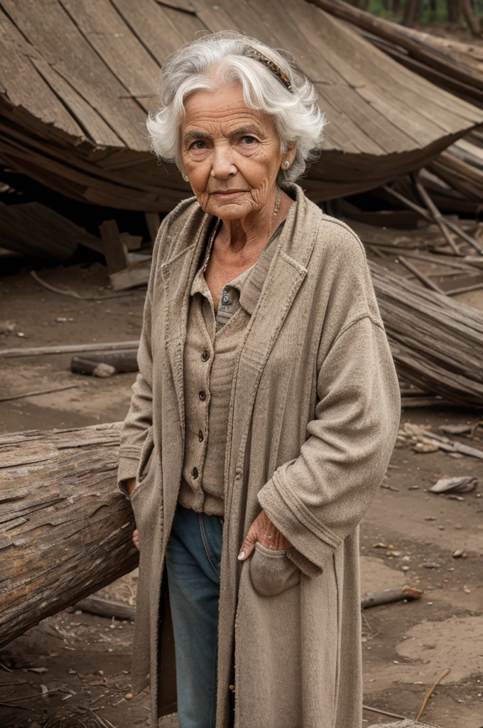 An old little dried up lady
