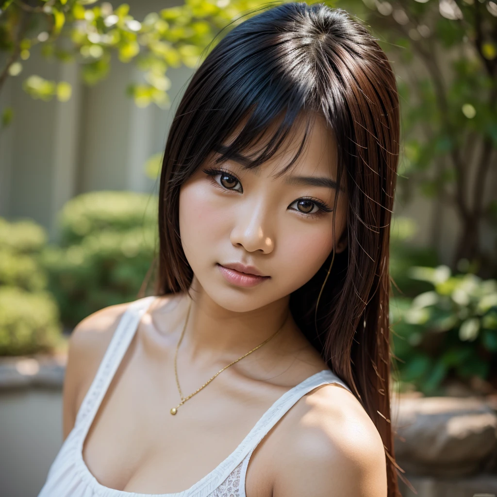 an asian gorgeous girl portrait photo