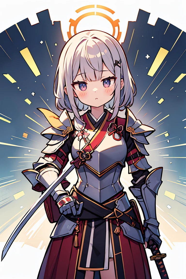 独奏, girl, Traveling, warrior, armor, Japanese sword