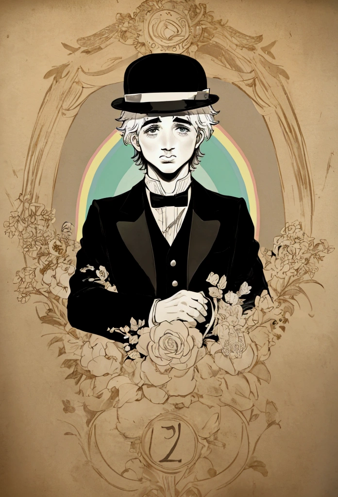 charlie・Charlie Chaplin(comedy king)If you look down、I can't find the rainbow