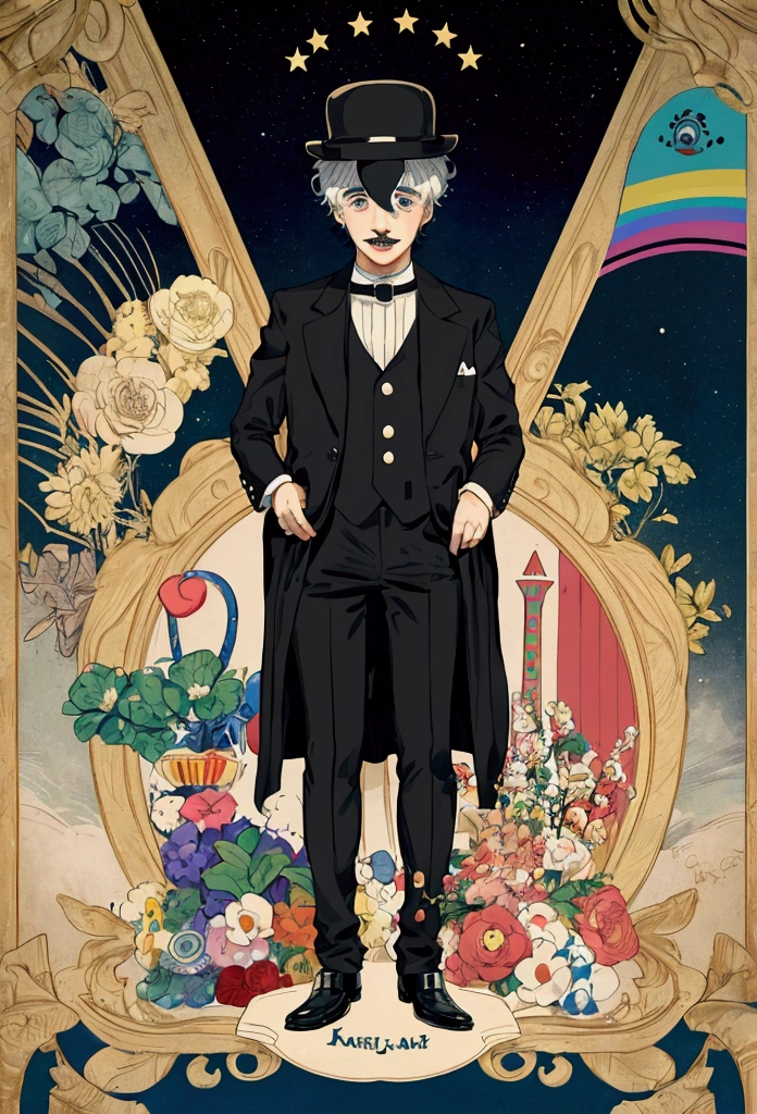 charlie・Charlie Chaplin(comedy king)If you look down、I can't find the rainbow
