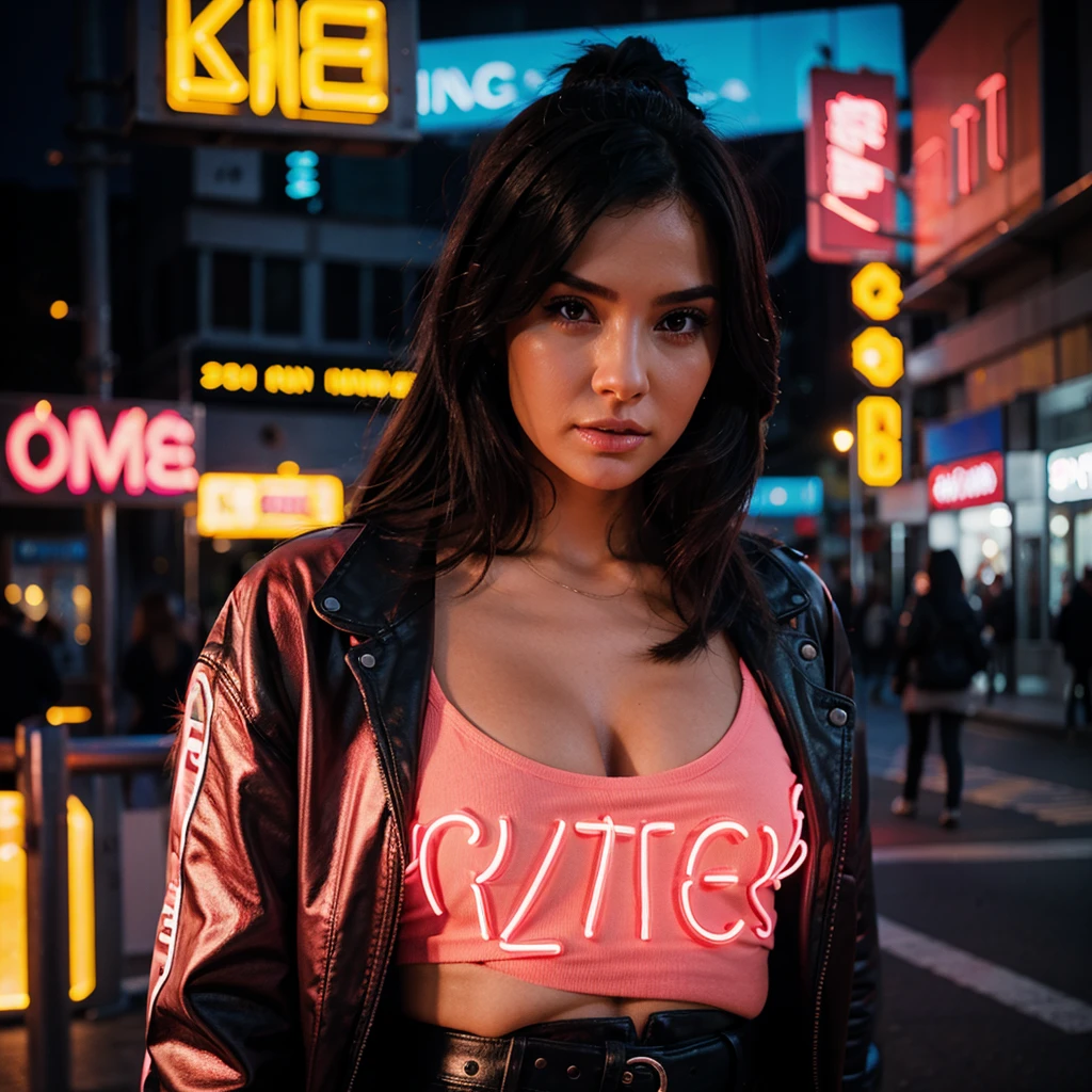 woman neon Real