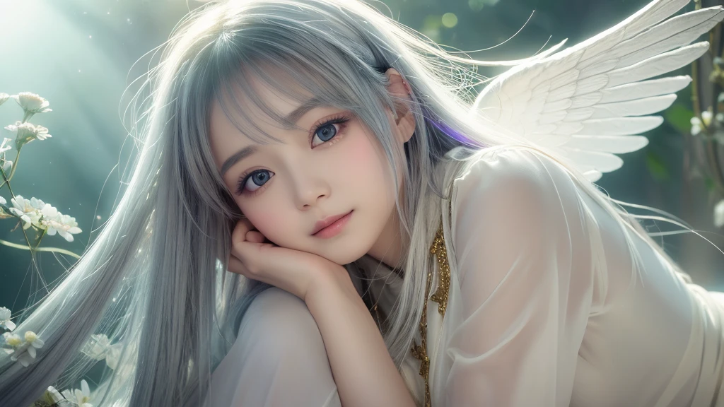 1920×1080、Like the picture、Real、Enveloped in light、god々Shii、美Shii、Fantasy、cute、Beauty、Adult female、Make a picture of an angel