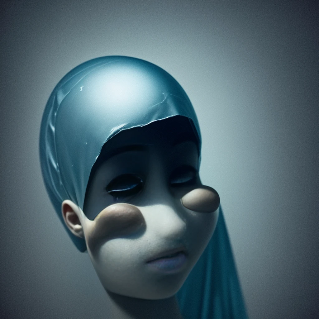 Tinfoil mutant character blending the distinct artistic techniques of Esao Andrews