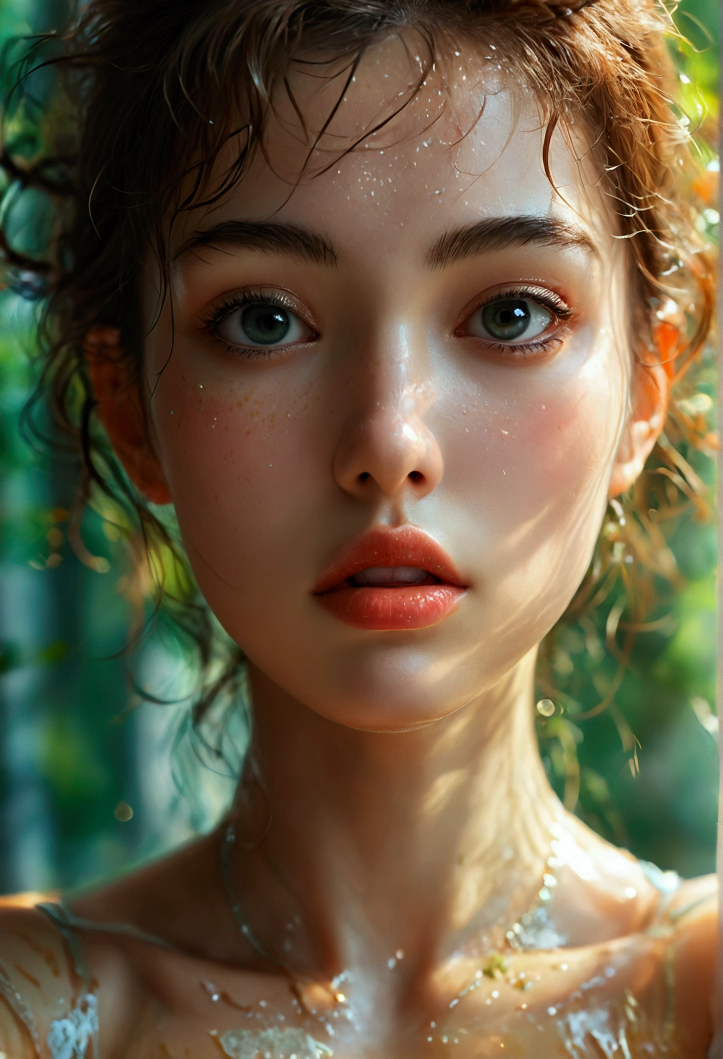 ((Highest quality, 8K, masterpiece: 1.3)), beauty, 1 Girl, big: 1.3, Slim Abs: 1.1,(Place your arms behind your head and expose your armpits, Raise and open legs: 1.2), Ultra detailed face, Highly detailed lips, Fine grain, double eyelid, Goodreads, Wet, Sweat, Orgasm Face, strip, On all fours